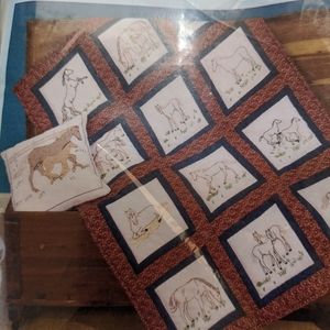 Quilt Square Horse  Theme 2 NEW Packages. JJ